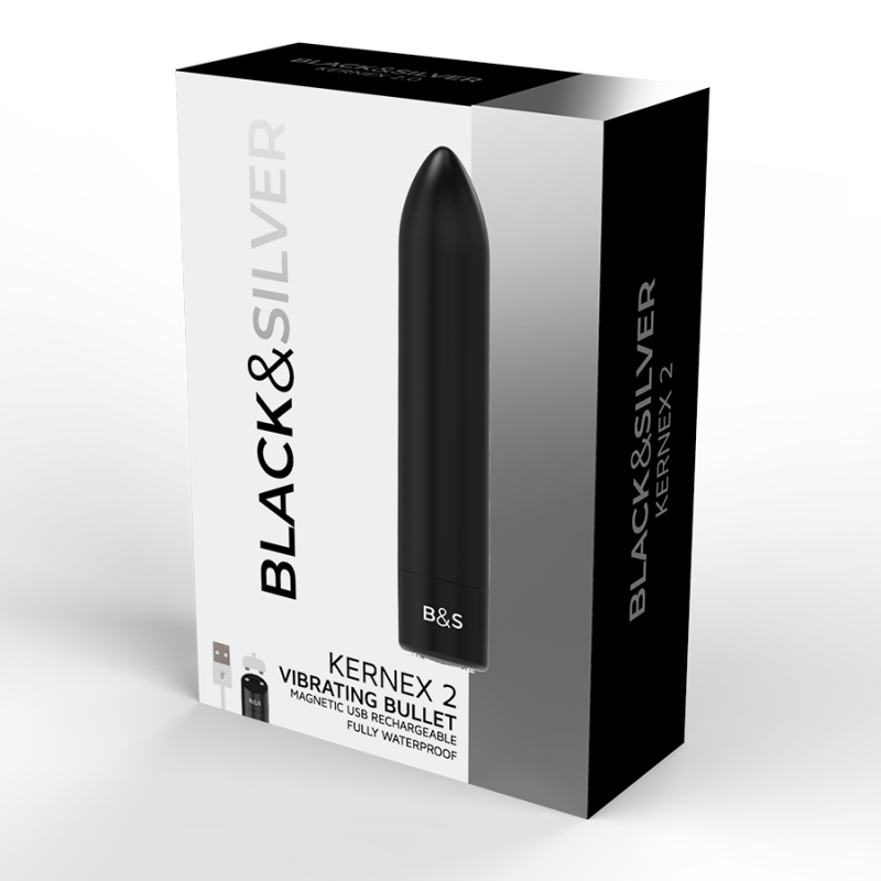 Вибропуля Black&Silver Bullet Kernex 2