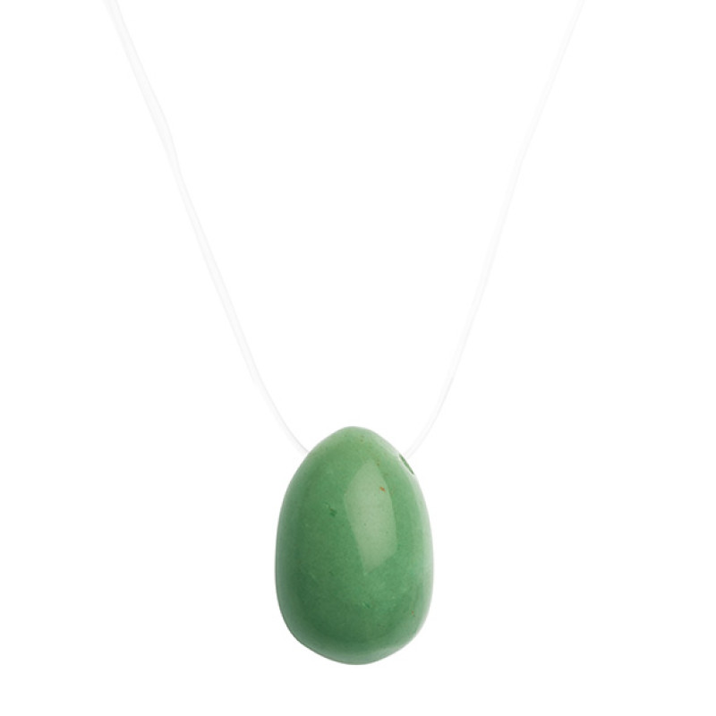 Вагінальне яйце з натурального каменю Yoni Egg Нефрит