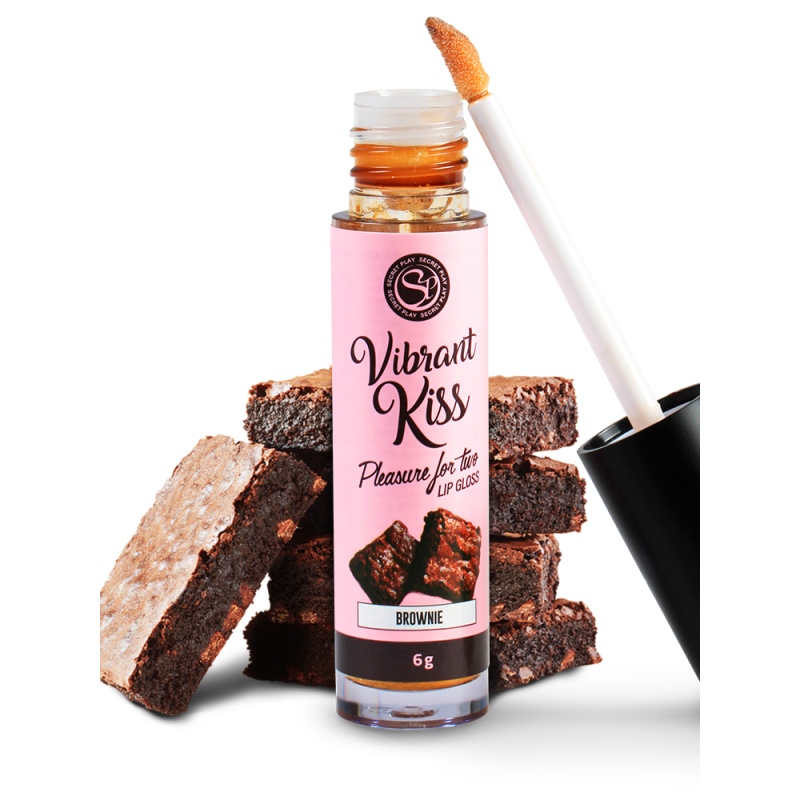 Блеск для губ с эффектом вибрации Secret Play Vibrant Kiss