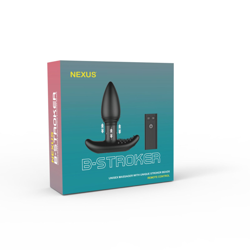 Анальна пробка з вібрацією Nexus B-stroker з масажними бусинами