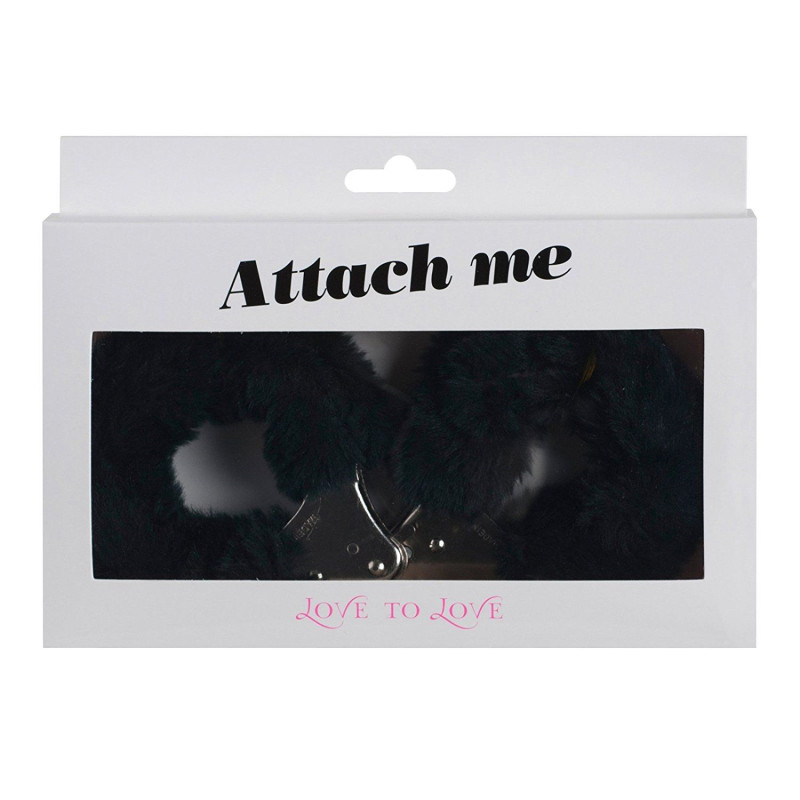 Наручники с плюшевым покрытием Attach Me