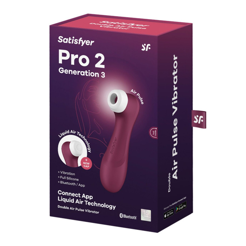 Вакуумний смарт-стимулятор з двома насадками Satisfyer Pro 2 Generation 3