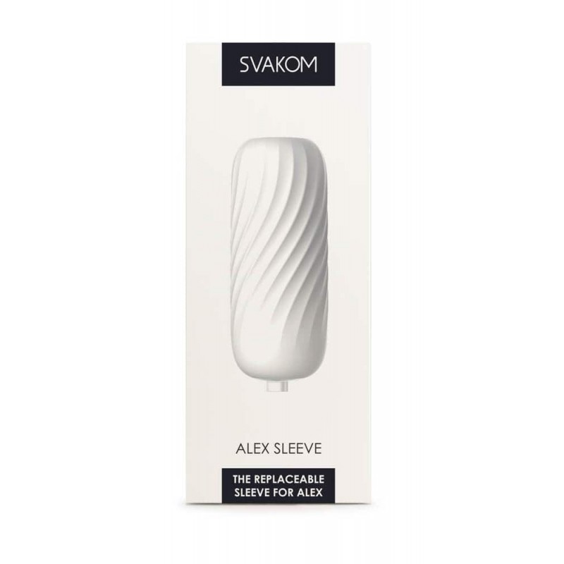 Мастурбатор насадка Alex Sleeve White