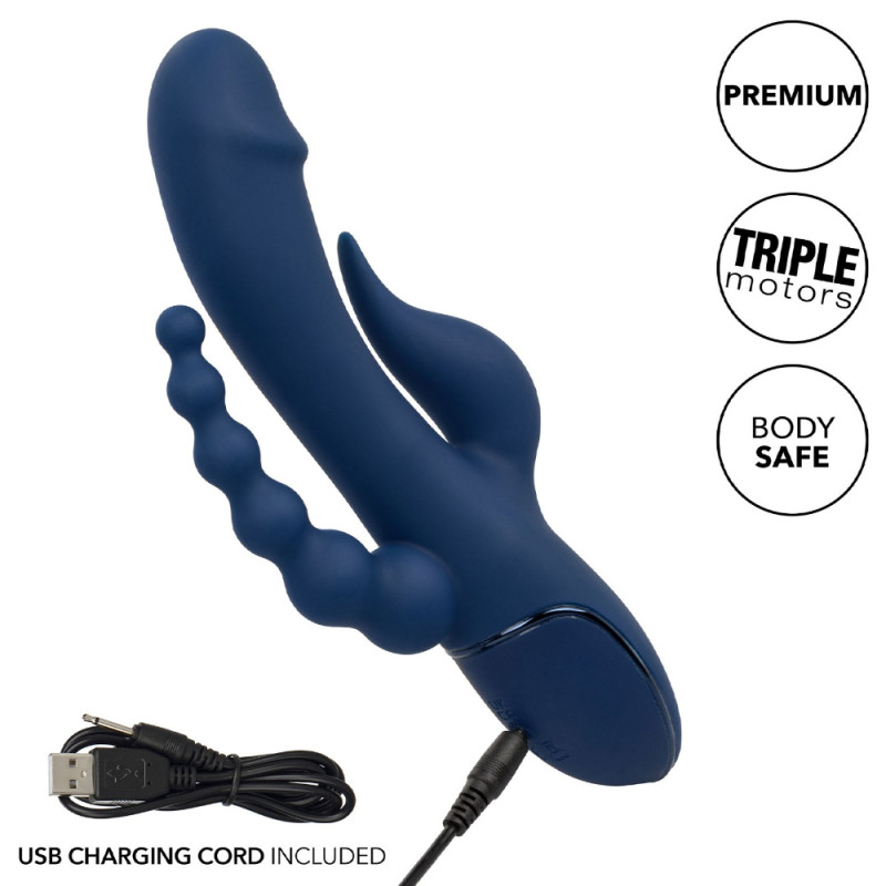 Потрійний вібратор CalExotics Triple Orgasm
