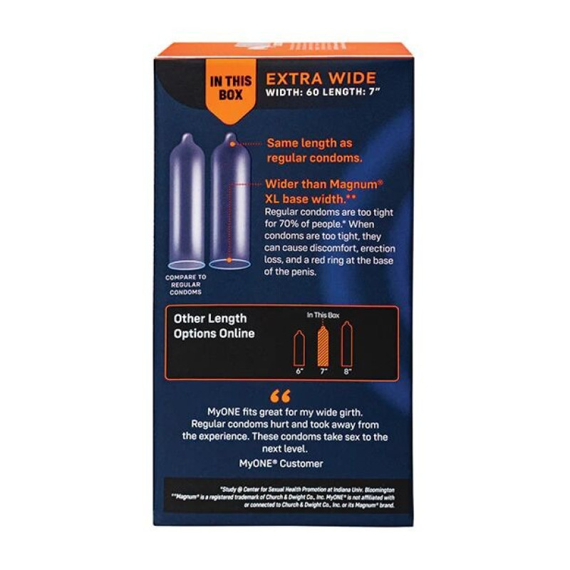 Презервативи MyONE Extra Wide 60H