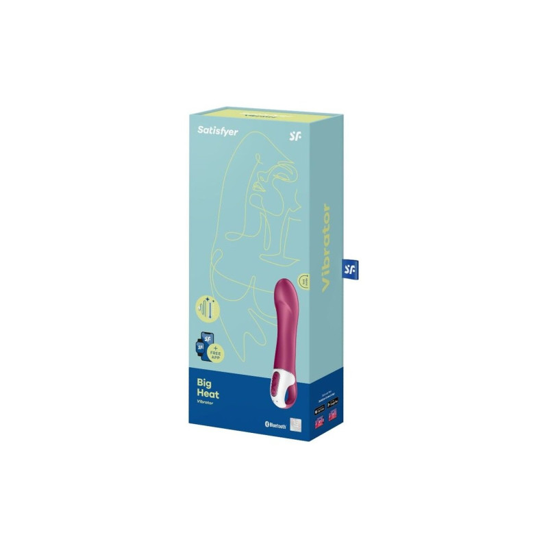 Класичний вібратор з підігрівом Satisfyer Big Heat