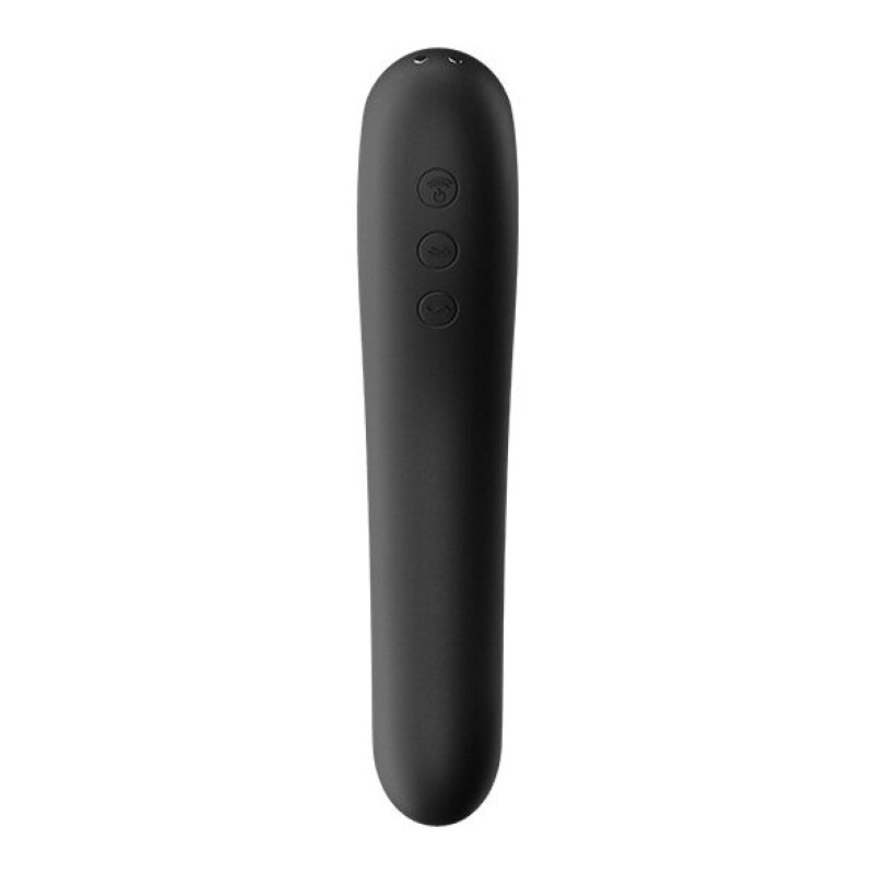 Вакуумний стимулятор з вібрацією Satisfyer Dual Kiss
