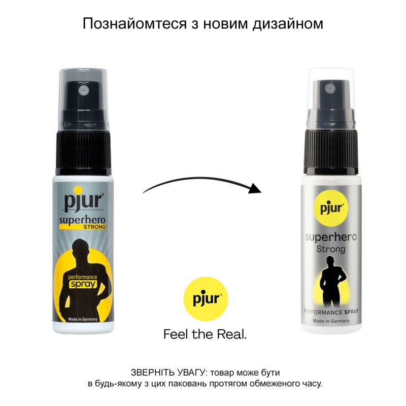 Пролонгуючий спрей pjur Superhero Strong Spray