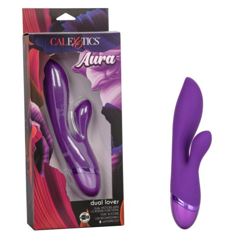 Вібратор кролик CalExotics Aura Dual Lover