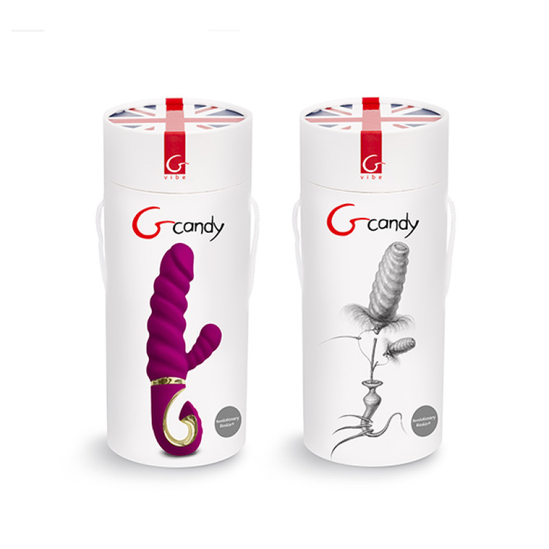 Вібратор-кролик Gcandy - Gvibe з кліторальним відростком, що рухається