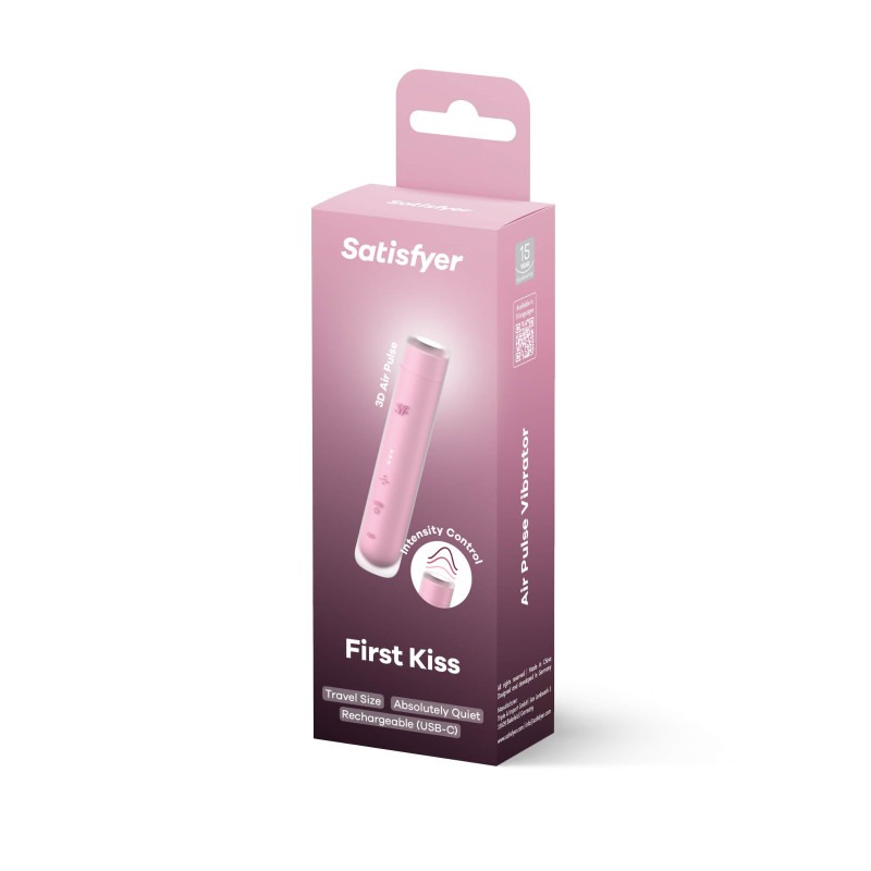 Вакуумный стимулятор клитора First Kiss Satisfyer