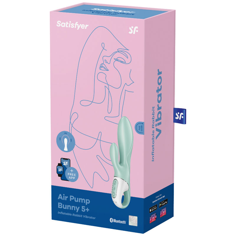 Вибратор кролик Satisfyer Air Pump Bunny 5+