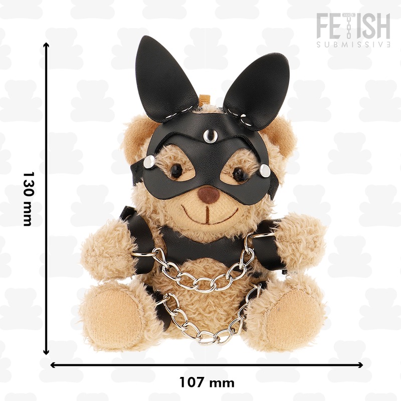 Плюшевий ведмедик в масці зайця FETISH SUBMISSIVE
