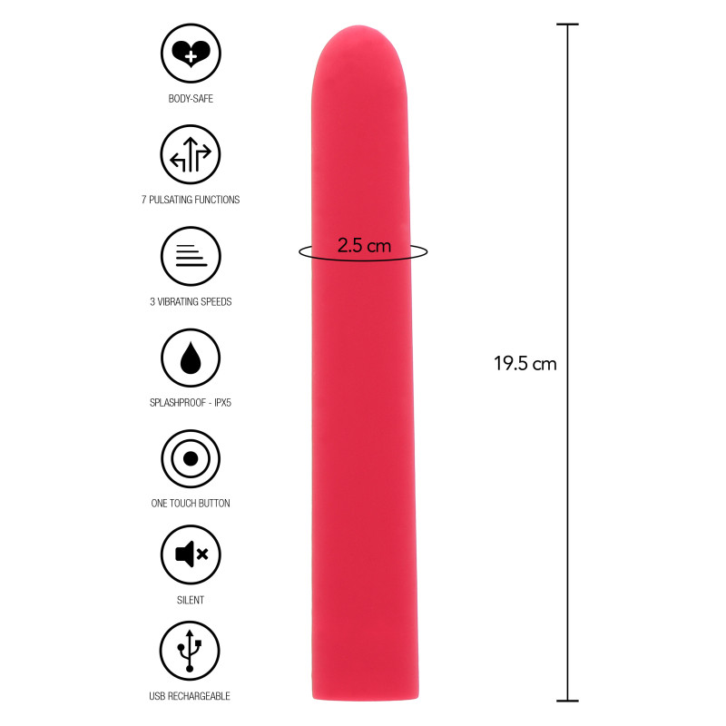 Классический вибратор TOYJOY Cayenne Vibe Grande