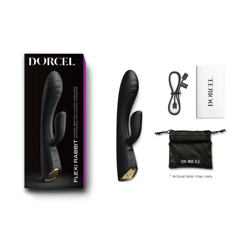 Вибратор кролик с подогревом Dorcel FLEXI RABBIT