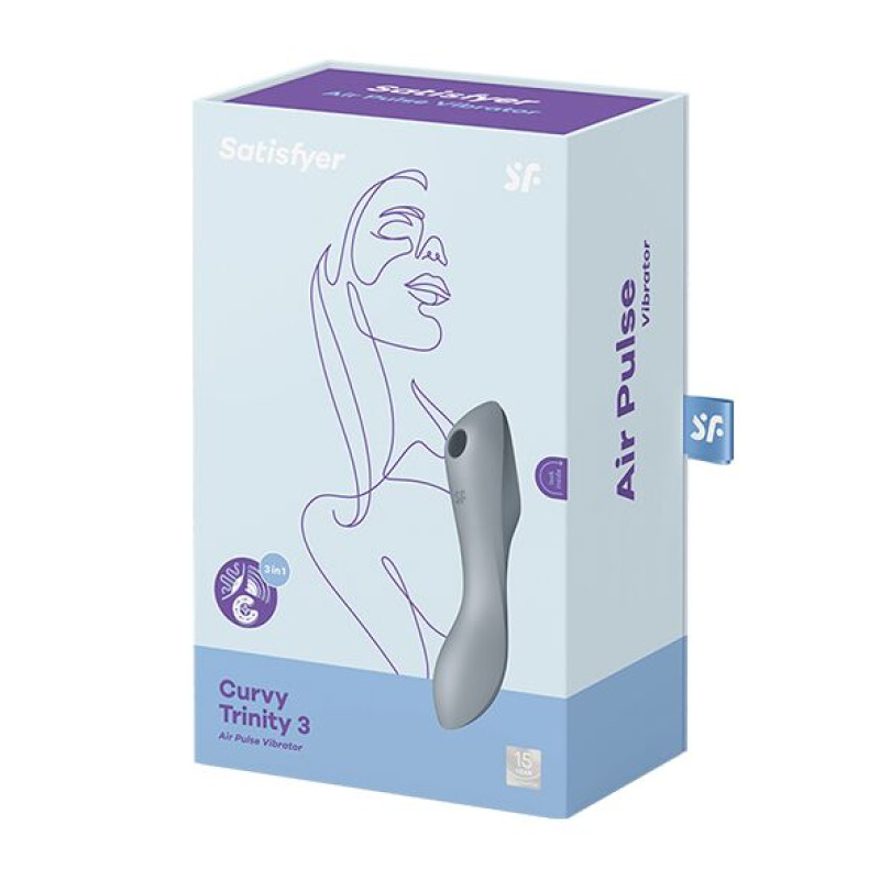 Вакуумный стимулятор с вибрацией Satisfyer Curvy Trinity 3