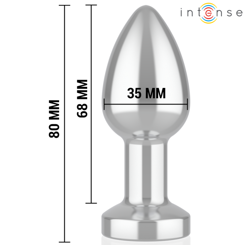 Анальна пробка з LED-підсвіткою та пультом INTENSE LED Metal Anal Plug (Розмір S) Анальна пробка з LED-підсвіткою та пультом INTENSE LED Metal Anal Plug (Розмір S)