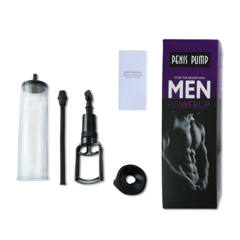 Вакуумная помпа  с ручным насосом Men Powerup Black