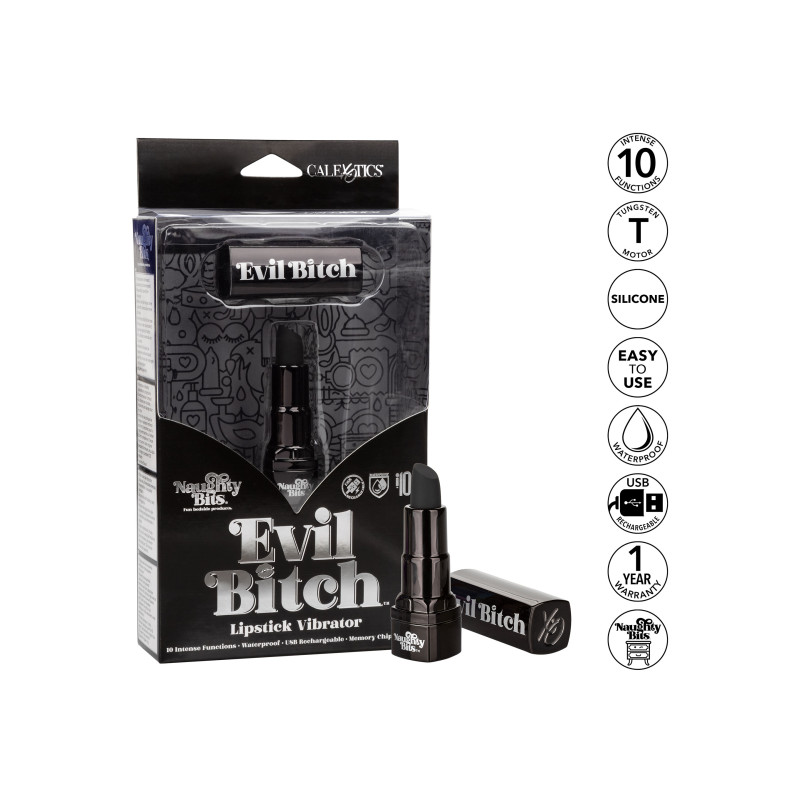 Вибратор-помадка Naughty Bits Evil Bitch
