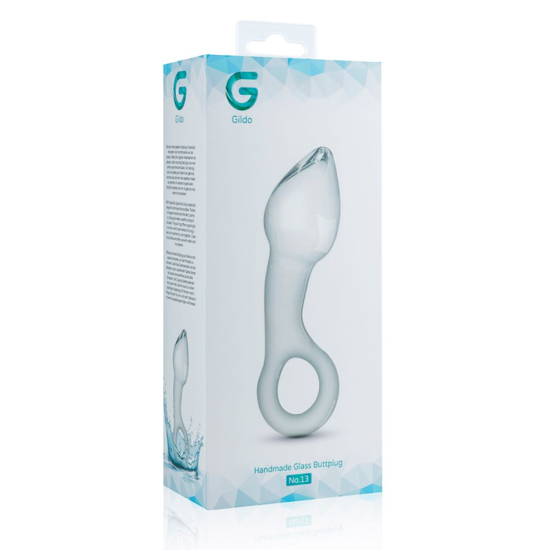 Скляний стимулятор простати Gildo Glass Prostate Plug No.13