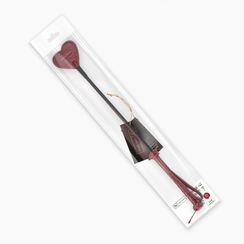 Стек-сердечко Liebe Seele Wine Red Riding Crop with Heart-Shape Tip