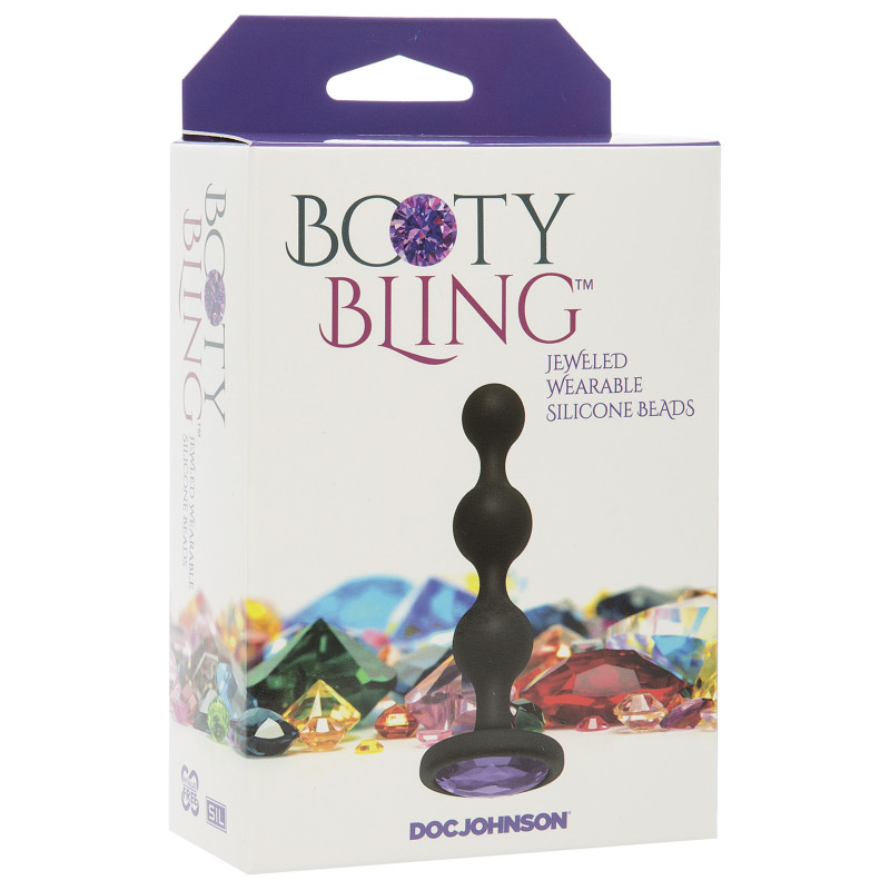 Анальна пробка з кристалом Booty Bling Doc Johnson