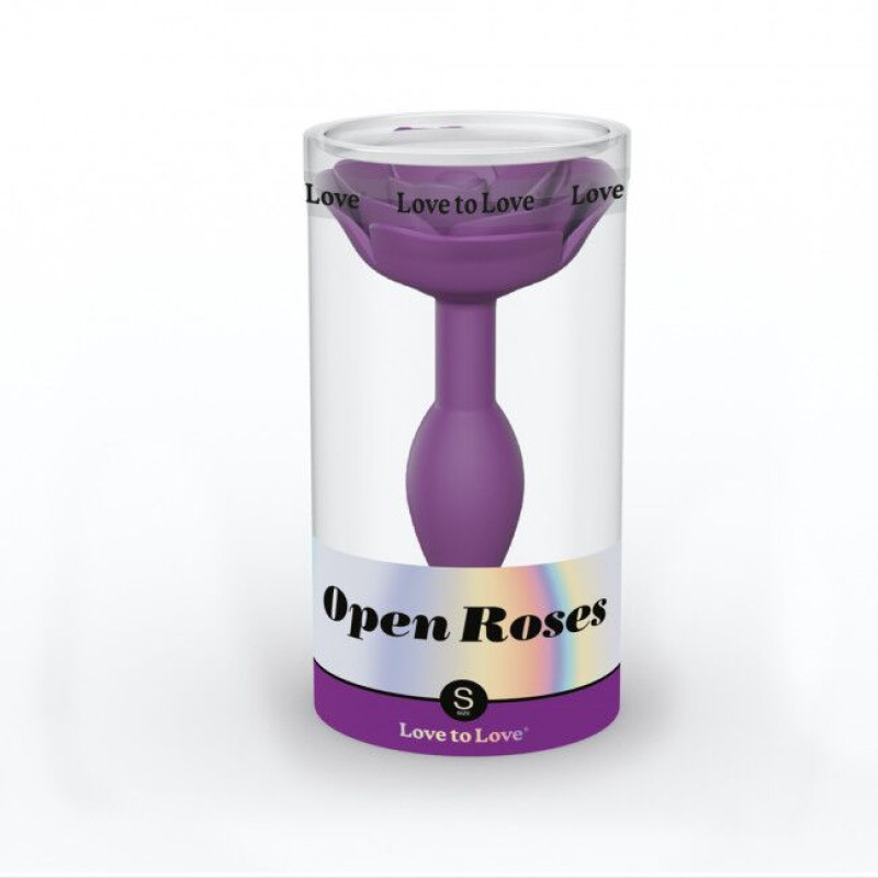 Силіконова анальна пробка Love To Love Open Roses S size