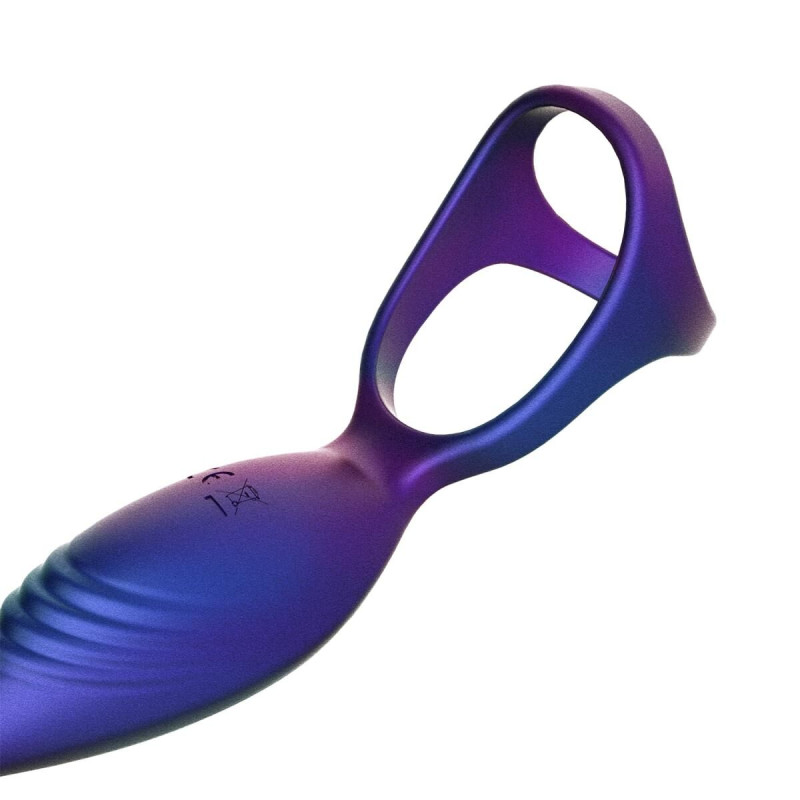 Ерекційне кільце з анальним стимулятором Hueman Deep Impact