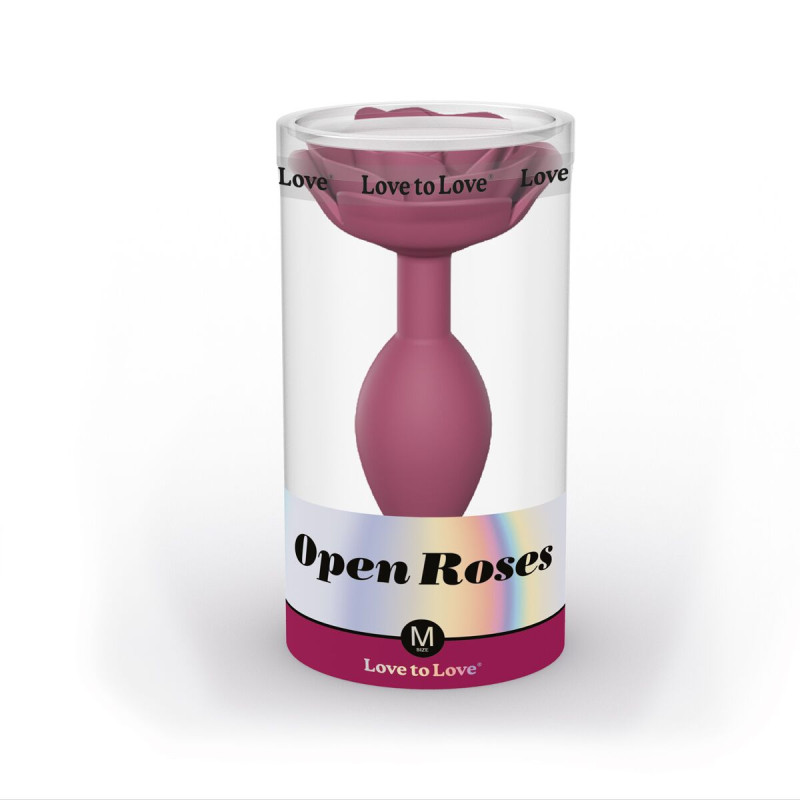 Силіконова анальна пробка Love To Love Open Roses M size