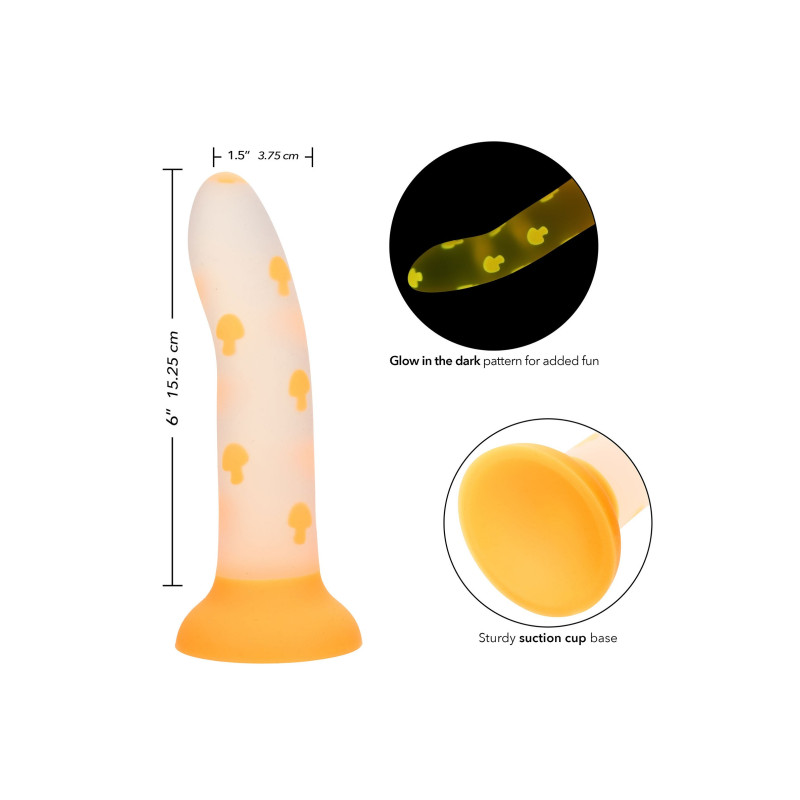 Фалоімітатор, що світиться в темряві Stick Mushroom CalExotics