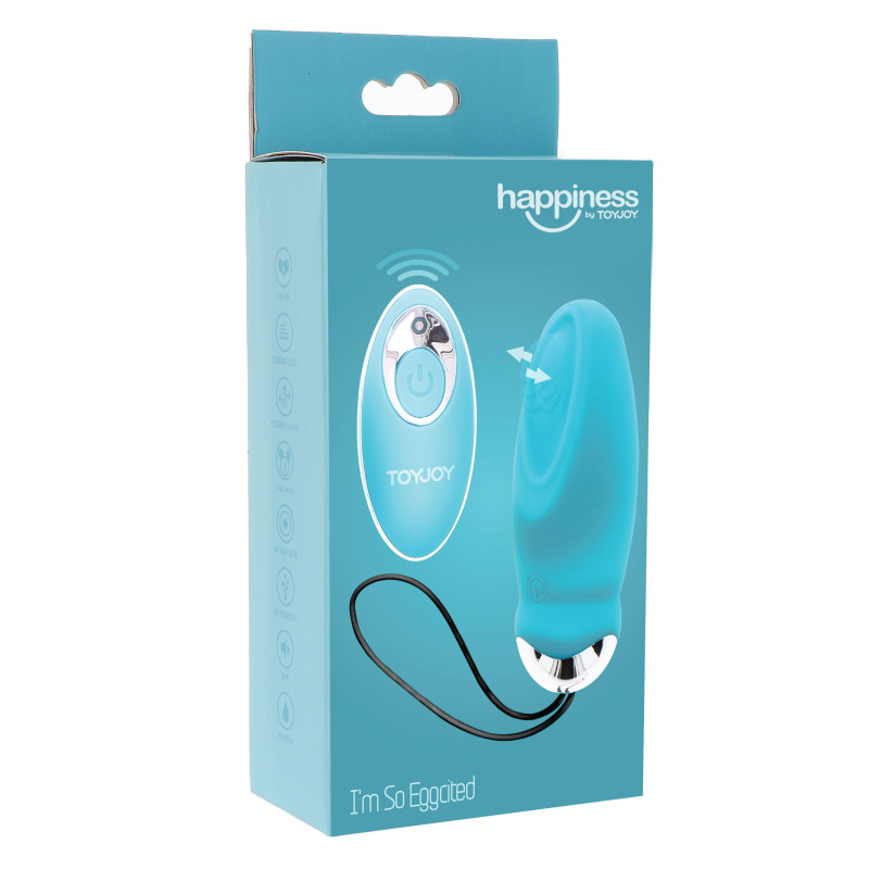Виброяйцо с пульсацией TOYJOY I'm so Eggcited