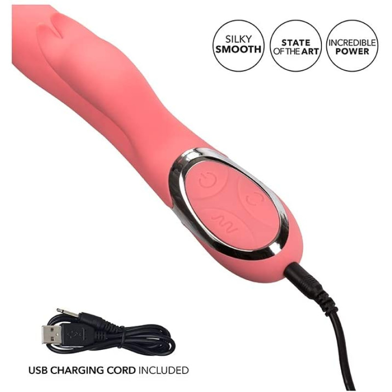 Вибратор кролик с ротацией CalExotics Enchanted Tickler
