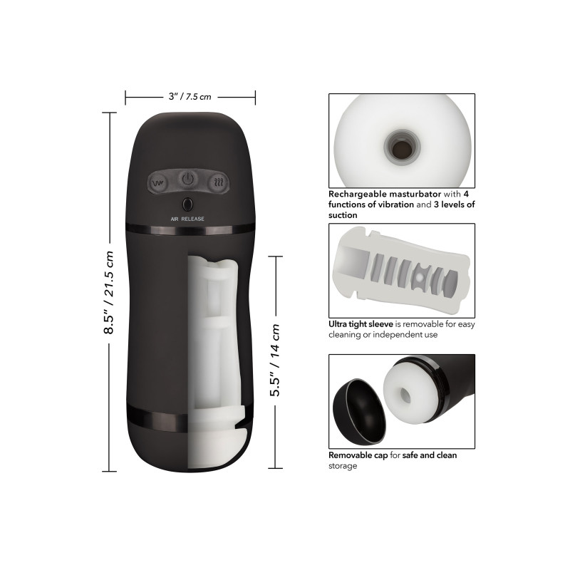 Всмоктуючий мастурбатор CalExotics Pulsar Stroker