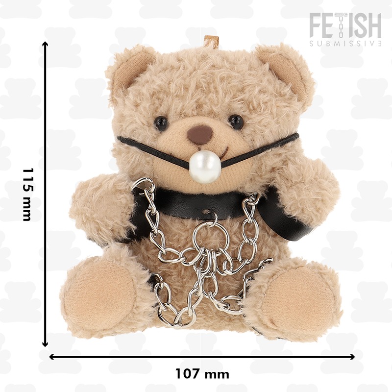 Плюшевый мишка с кляпом в фиксаторах FETISH SUBMISSIVE