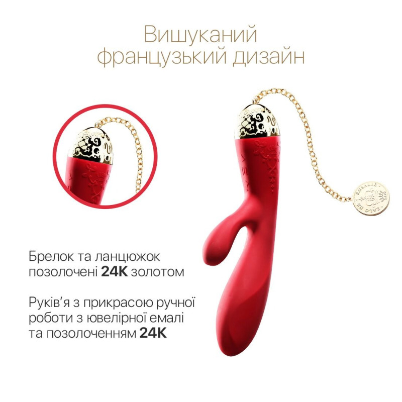 Смарт-вібратор кролик Zalo Rosalie