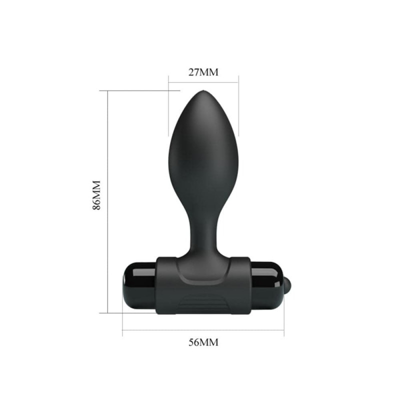 Маленькая анальная пробка с вибрацией Butt Plug Pretty Love