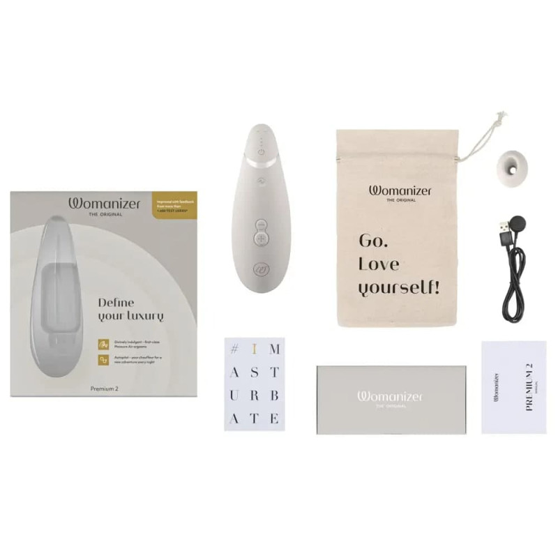 Вакуумный клиторальный стимулятор Womanizer Premium 2