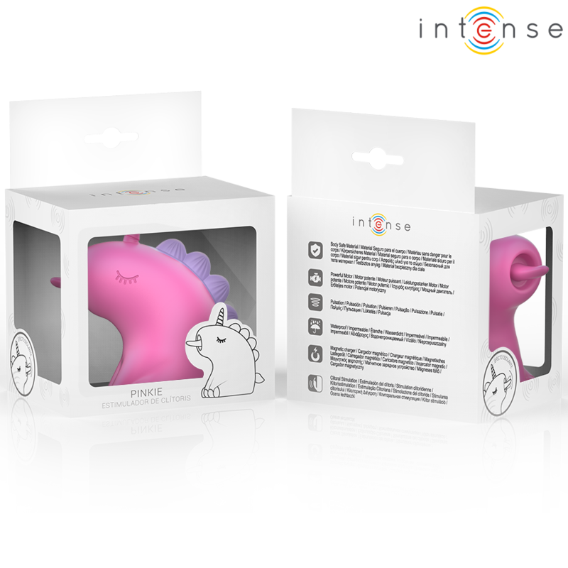 Кліторальний стимулятор з рухливим язичком Intense Pinkie