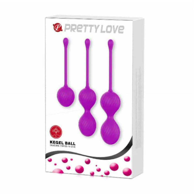 Набор вагинальных шариков Pretty Love Kegel balls three in one