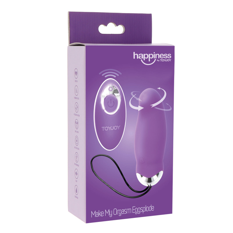 Виброяйцо с вращением TOYJOY My Orgasm Eggsplode