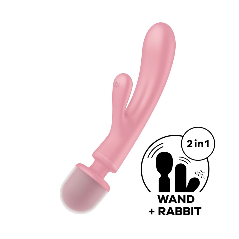 Вібратор кролик масажер Satisfyer Triple Lover