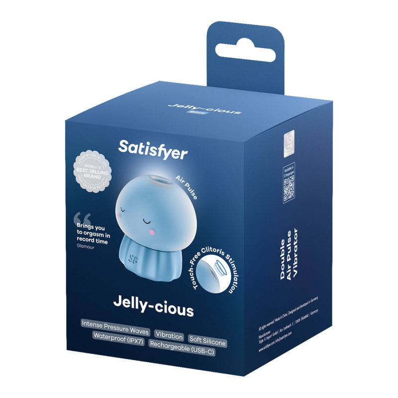 Вакуумний кліторальний стимулятор Satisfyer Jelly-cious Вакуумний кліторальний стимулятор Satisfyer Jelly-cious