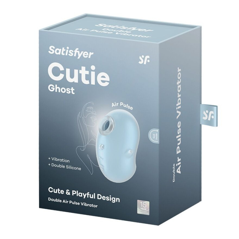 Вакуумний кліторальний стимулятор з вібрацією Satisfyer Cutie Ghost