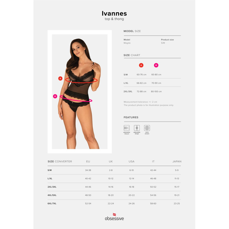Комплект Obsessive Ivannes
