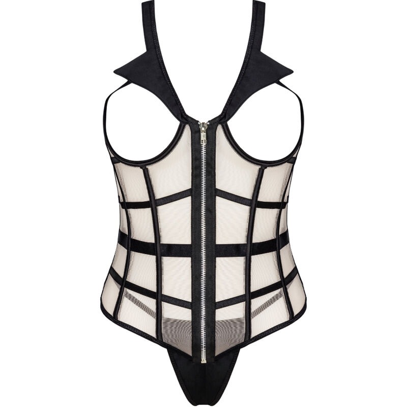 Полупрозрачный корсет с открытой грудью LIVCO CORSETTI