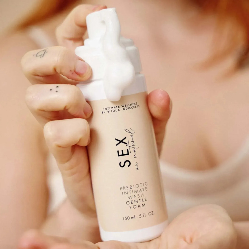 Піна для інтимної гігієни Bijoux Indiscrets Sex Au з пребіотиками, 150 мл