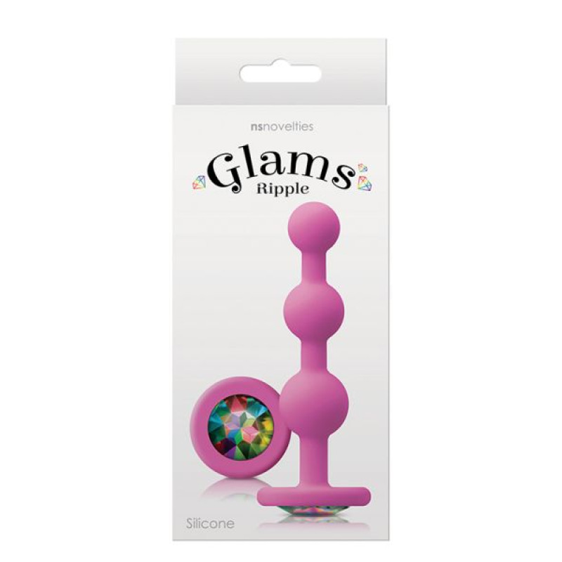 Анальна пробка з кристалом NS Novelties GLAMS