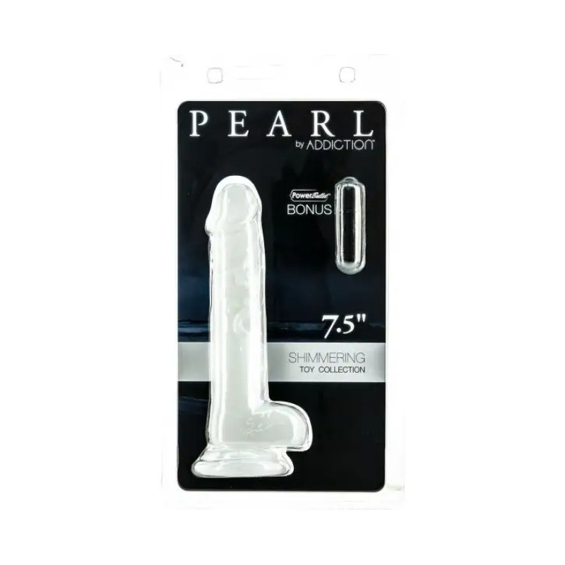 Жемчужный фаллоимитатор на присоске Pearl by Addiction