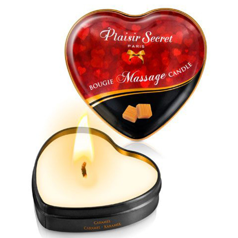 Массажные свечки сердечко Plaisirs Secrets