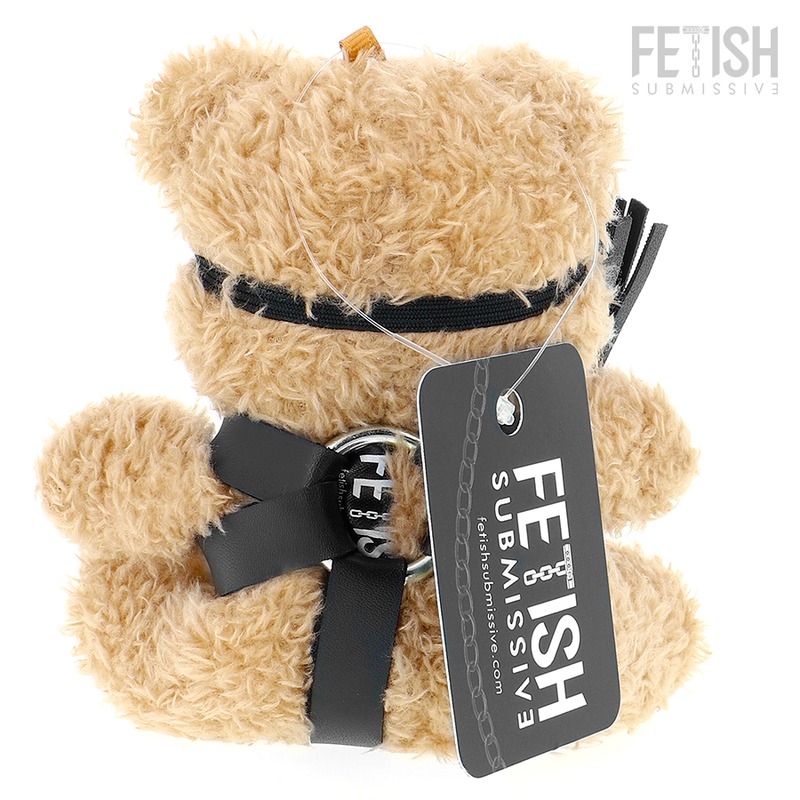Плюшевый мишка с флогером в маске FETISH SUBMISSIVE